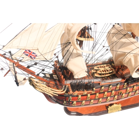 Ekskluzywny model żaglowca HMS Victory 86 cm, luksusowa dekoracja, prezent dla żeglarza